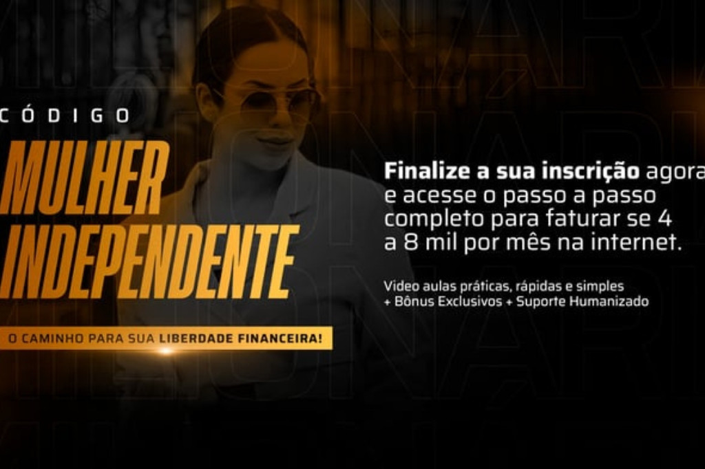 "Alcance o Sucesso no Digital com o Código Mulher Independente de Suelen Mello" CUPOM DE DESCONTO