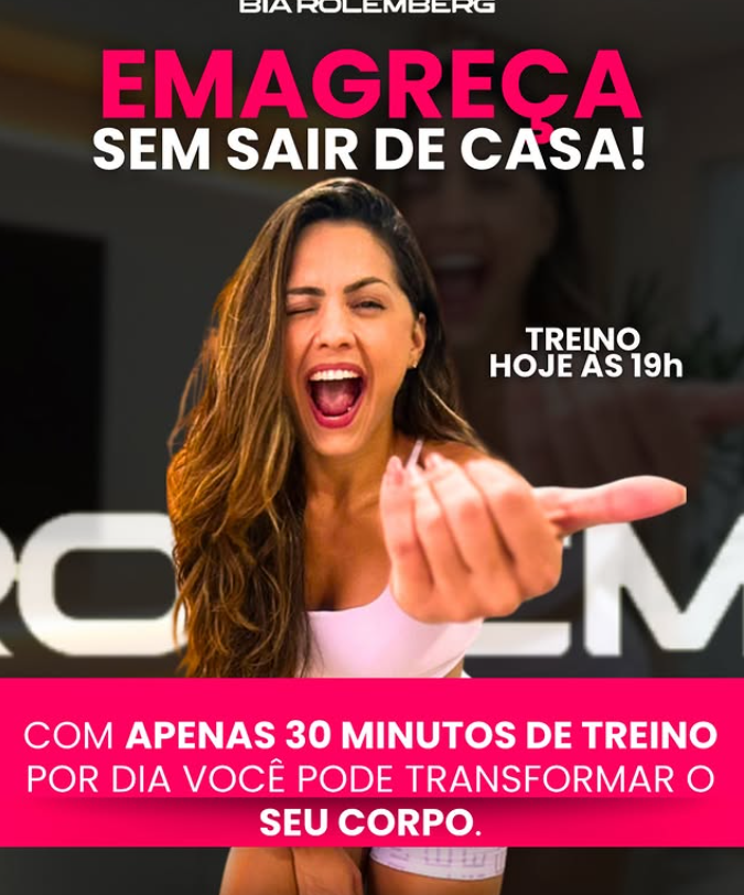 Emagrecimento com Exercícios: Treino em Casa com Ana Bia Rolemberg CUPOM DE DESCONTO