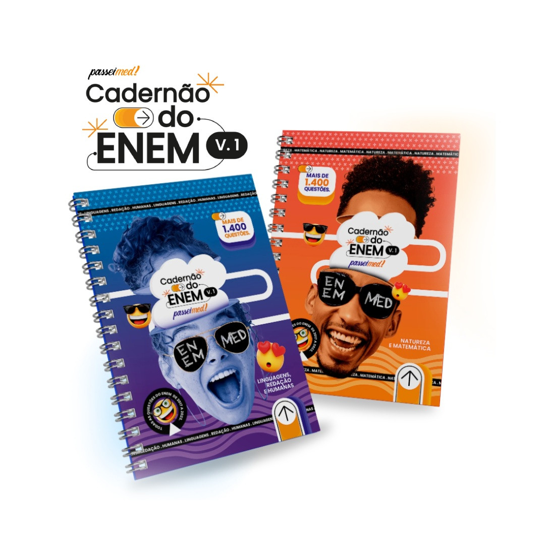 Cadernões ENEM PasseiMED: A Solução Completa para a Sua Preparação no ENEM CUPOM DE DESCONTO