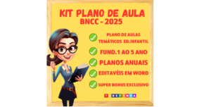 KIT PLANO DE AULA 2025 CUPOM DE DESCONTO