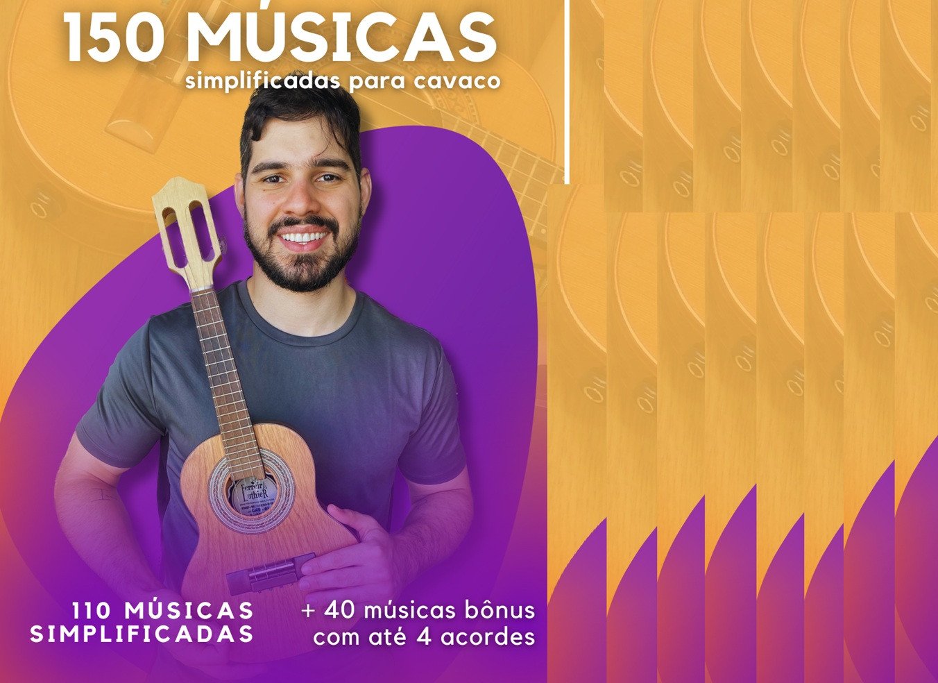 Domine o Cavaquinho com o Curso VOLUME 2 - Cifras Simplificadas de Victor Varela: Aprenda Tocando 150 Músicas Reais, de Forma Fácil e Rápida CUPOM DE DESCONTO
