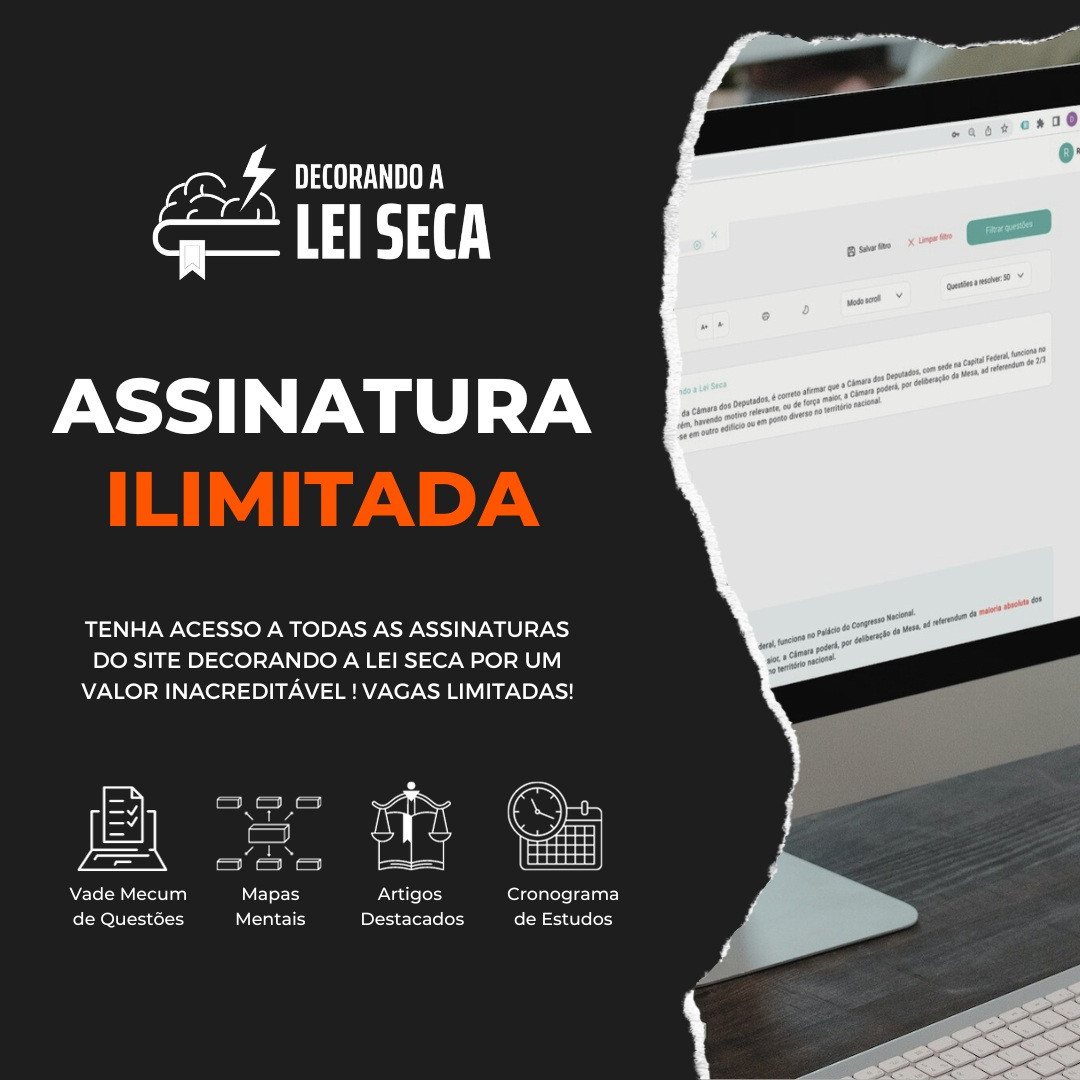 Cupom de Desconto – Curso Decorando a Lei Seca: Economize na Sua Assinatura CUPOM DE DESCONTO