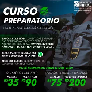 Curso Gabarito Policial: Treinamento Prático e Atualizado para Concursos Policiais 2 Curso Gabarito Policial: Treinamento Prático e Atualizado para Concursos Policiais