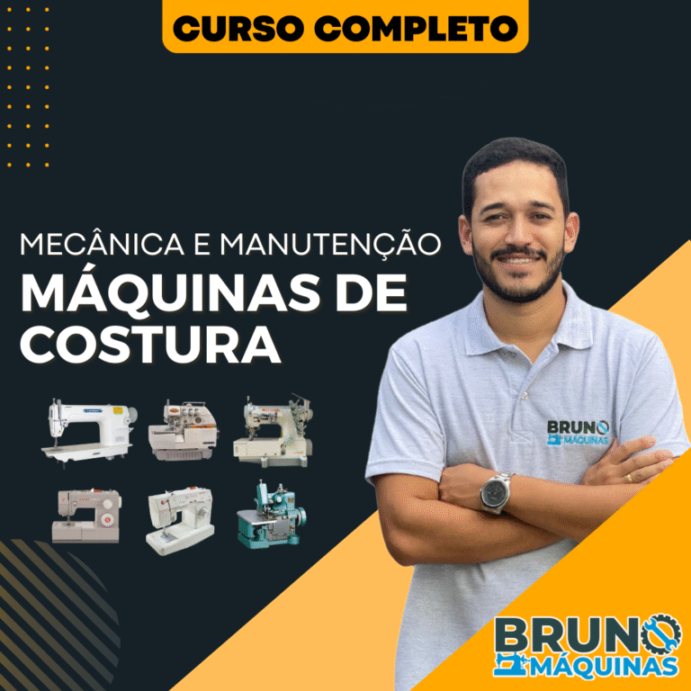 🧵 Como aprender manutenção de máquinas de costura de forma prática e profissional?