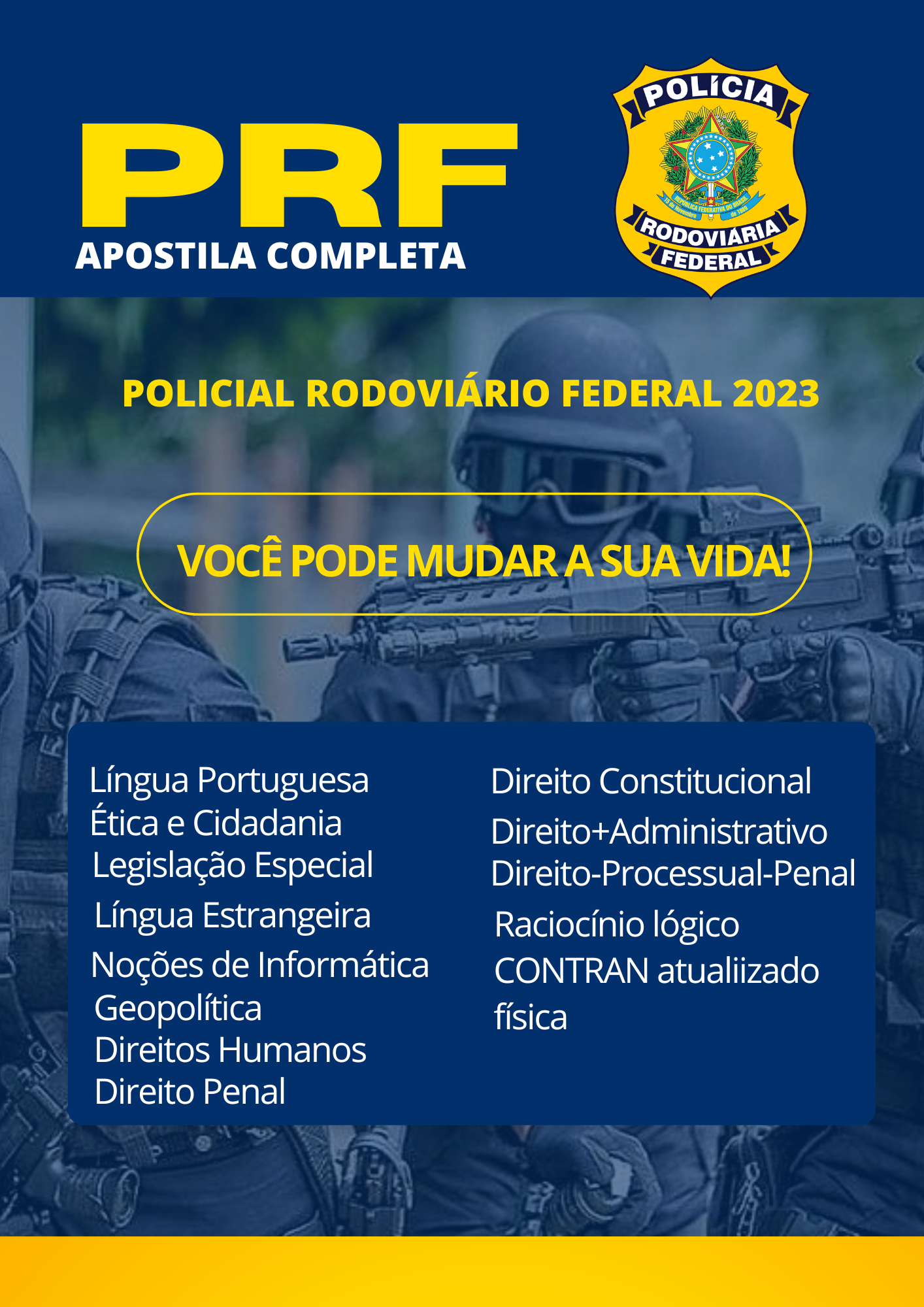 Apostila PRF – Alison More | Preparação Completa para o Concurso da Polícia Rodoviária Federal 1 Apostila PRF – Alison More | Preparação Completa para o Concurso da Polícia Rodoviária Federal CUPOM DE DESCONTO