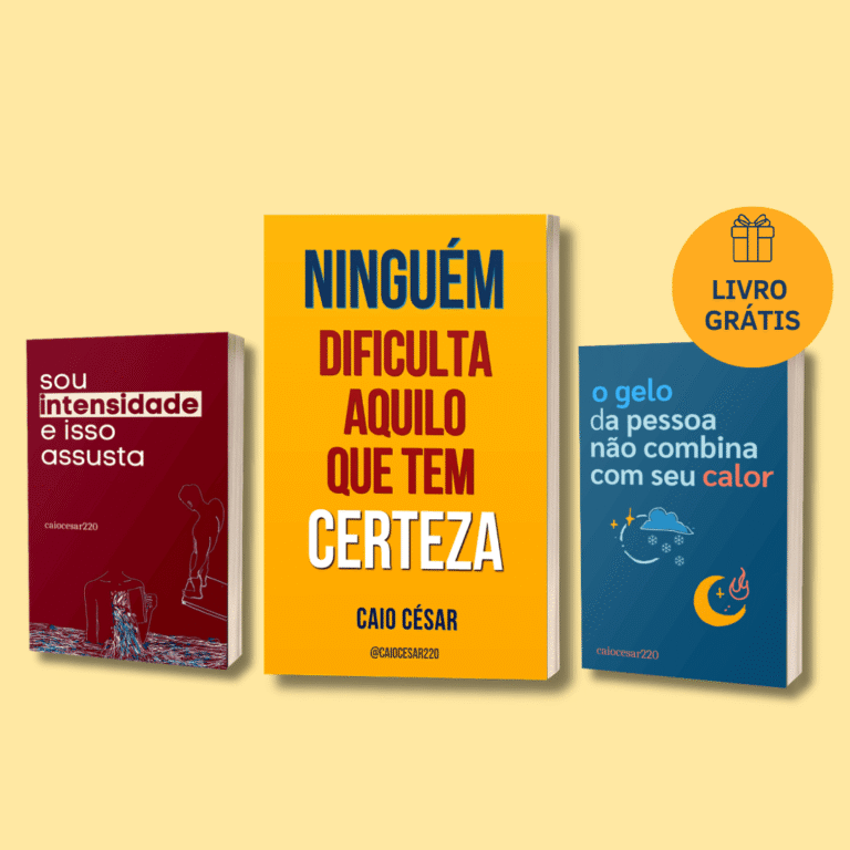 Caio César: O Ebook Ninguém Dificulta Aquilo que Tem Certeza é a Solução Definitiva Para Superar Relações Tóxicas?