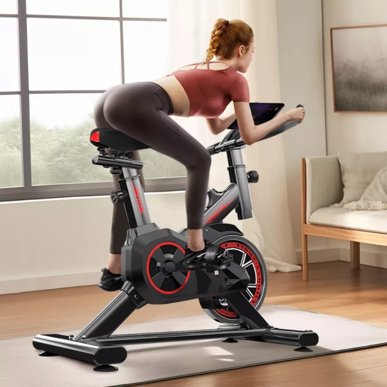 Bike Spinning Profissional 120kg: potência, silêncio e controle total no seu treino em casa