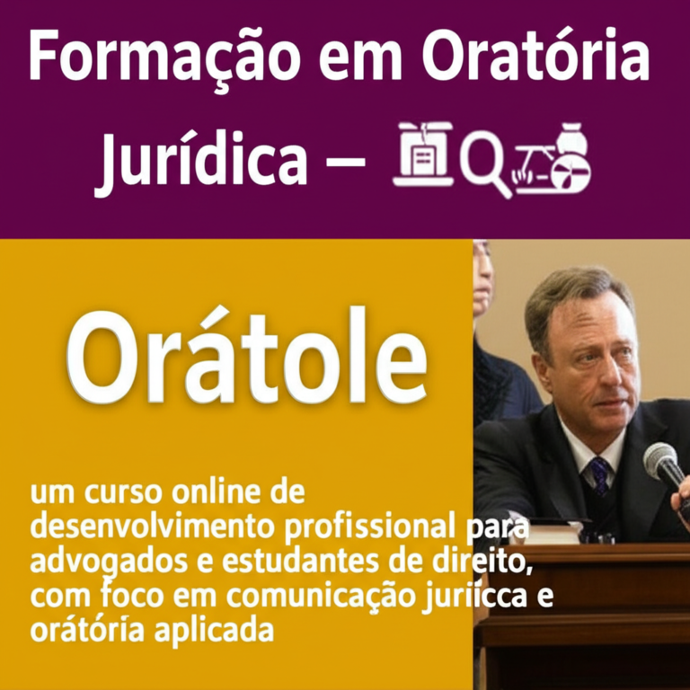 Cupom Formação em Oratória Jurídica - Orátole Influenciador: Qual arroba dá o maior desconto? 8 Advogado falando em uma audiência com confiança e segurança
