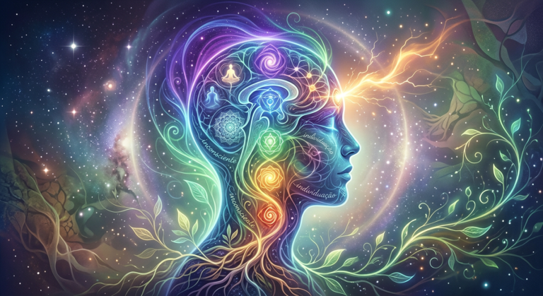 Cupom Psicanálise Holística Clínica Relâmpago: Quanto tempo dura a oferta de hoje? 4 Ilustração de Psicanálise Holística Clínica com elementos de mente, espírito e energia, simbolizando uma formação completa e uma oferta relâmpago.