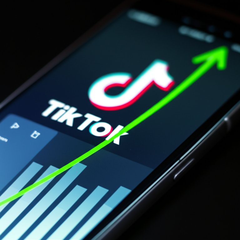 <h1>TokShop BR vs Cursos de R$ 27: Por que o ticket do Jhonatas Silva é maior?</h1> 1 Gráfico de crescimento de vendas online com TikTok no fundo