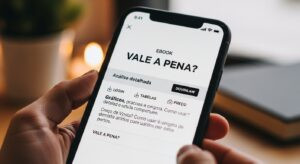 Ilustração de um cérebro digital rodeado por livros, laptop com logo Hotmart e etiquetas de preço, comparando o curso Memória 360 (R$997) com três concorrentes mais baratos.