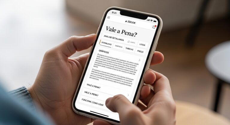 Maquininha InfinitePay ao lado de um smartphone exibindo o app, em um ambiente de pequeno negócio.