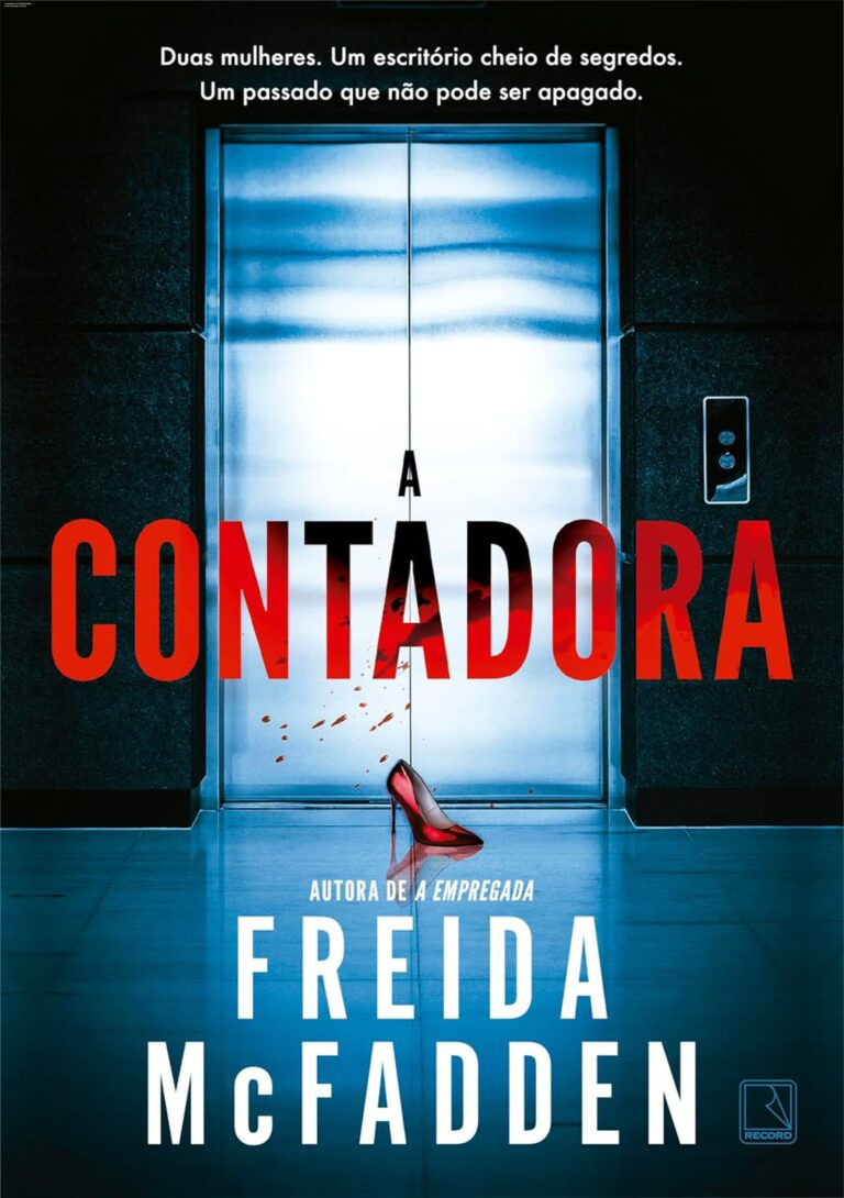 Capa do livro A Contadora de Freida McFadden, thriller psicológico de suspense e mistério