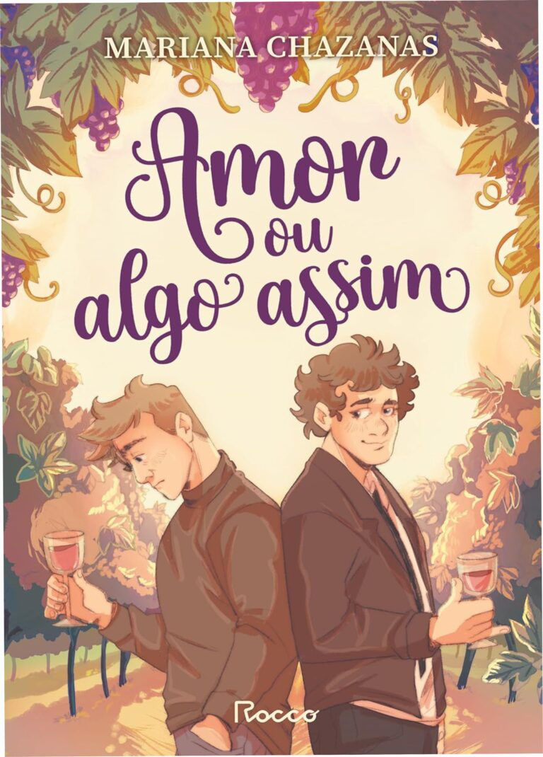 Capa do livro Amor ou Algo Assim de Mariana Chazanas com Raffa e Caê em reencontro emocional, destacando desejo e trauma
