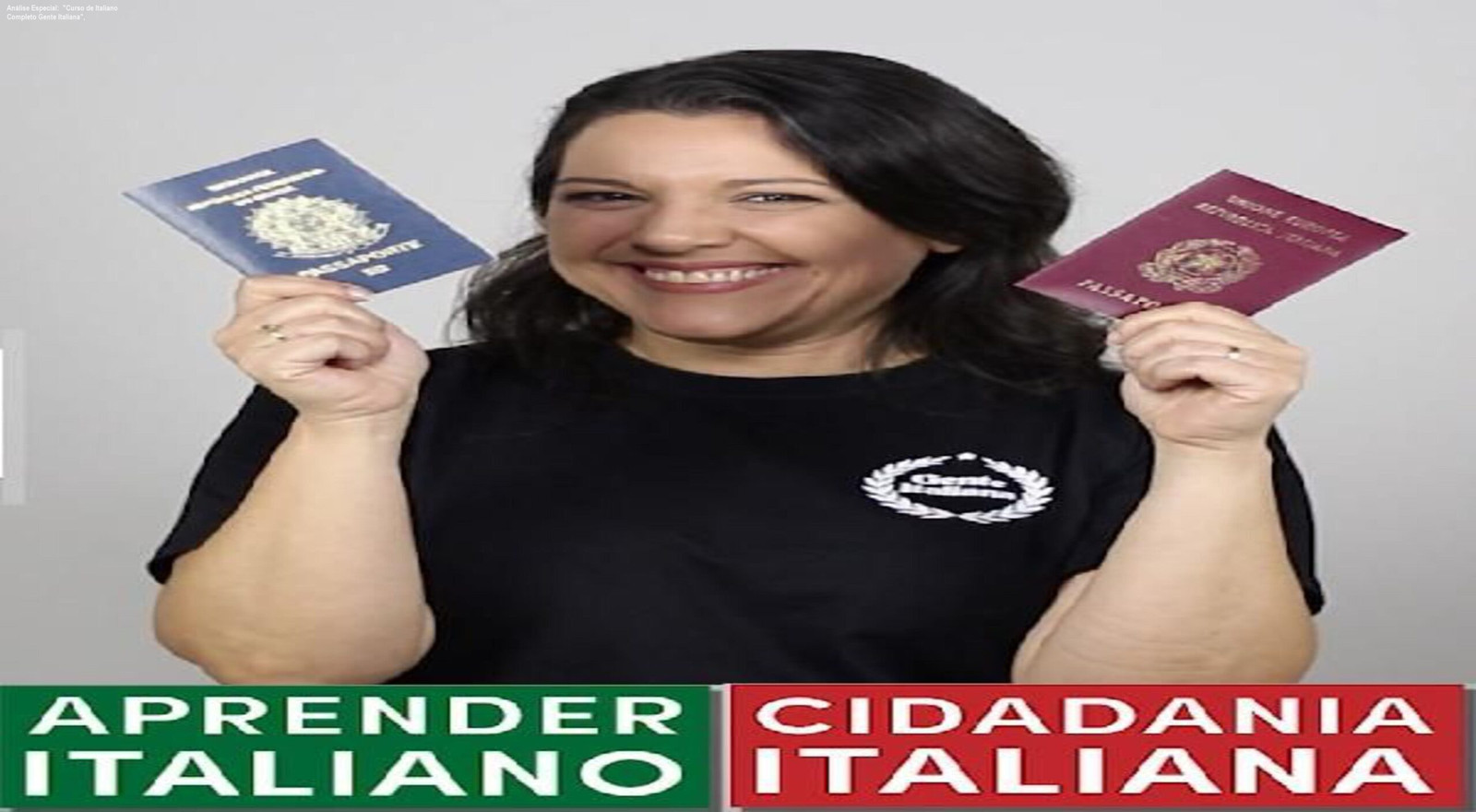 Capa do produto "Curso de Italiano Completo Gente Italiana",