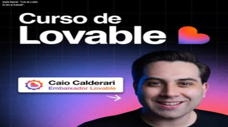 Capa do produto "Curso de Lovable: Do Zero ao Avançado",