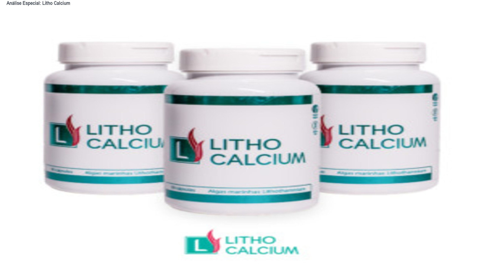Análise Especial: Litho Calcium 1 Capa do produto Litho Calcium