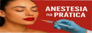 Imagem promocional do curso Anestesia na prática da Dra. Barbara Ribeiro, apresentando técnica de anestesia labial indolor