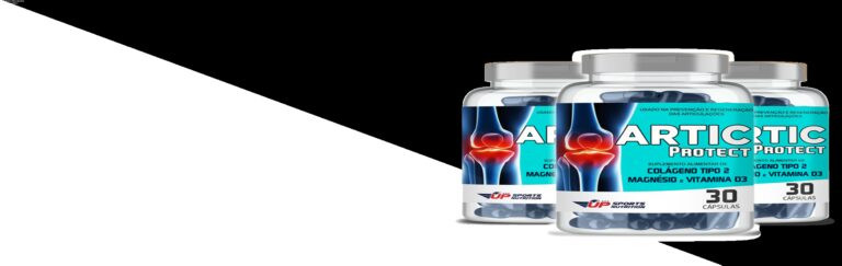 Frasco de Artic Protect softgel mostrando cápsulas que aliviam dores articulares