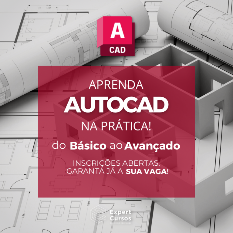 AutoCAD Expert: Curso completo + cupons de desconto 6 Imagem promocional do Curso AutoCAD Expert da Expert Cursos com destaque para cupons e descontos
