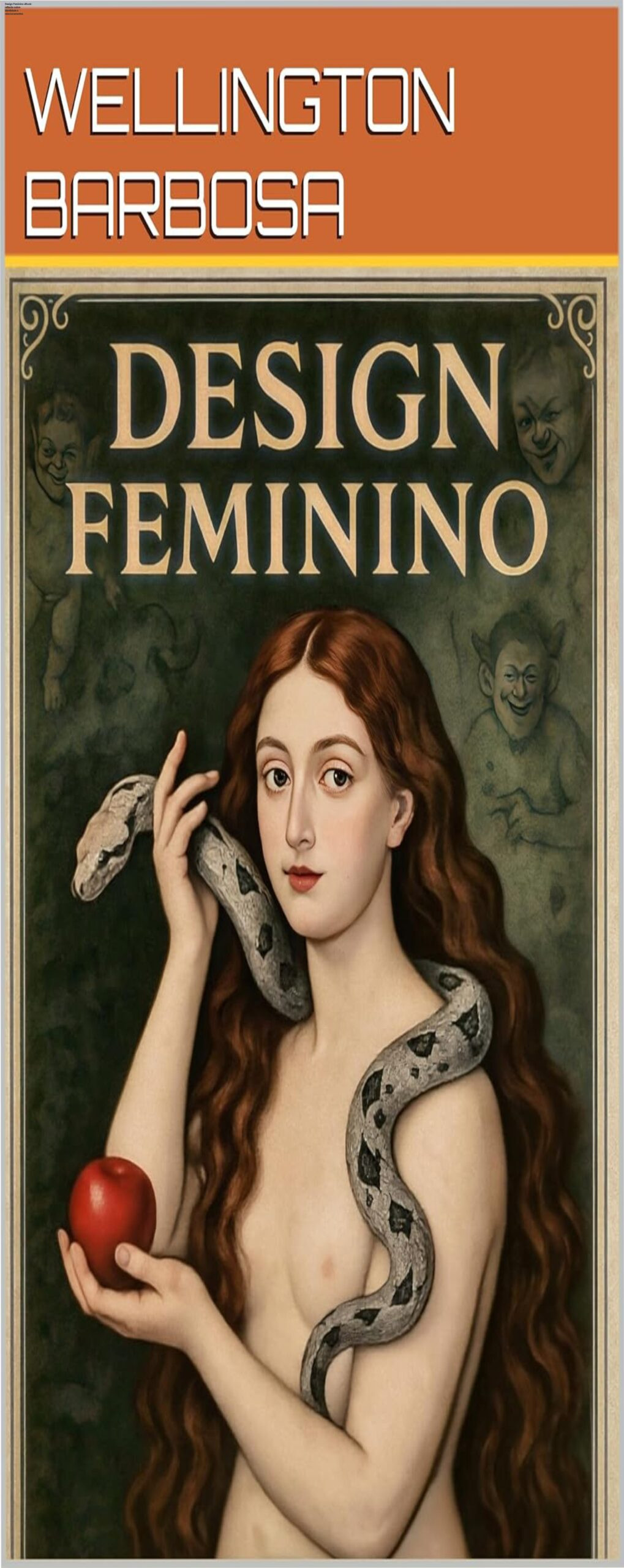 Capa do eBook Design Feminino de Wellington Barbosa, análise da identidade feminina contemporânea
