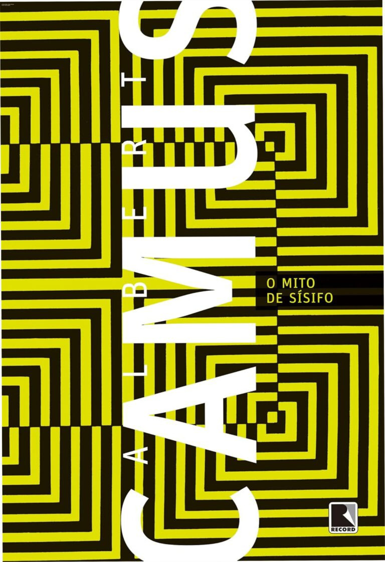 Capa do livro O Mito de Sísifo de Albert Camus, edição com desconto