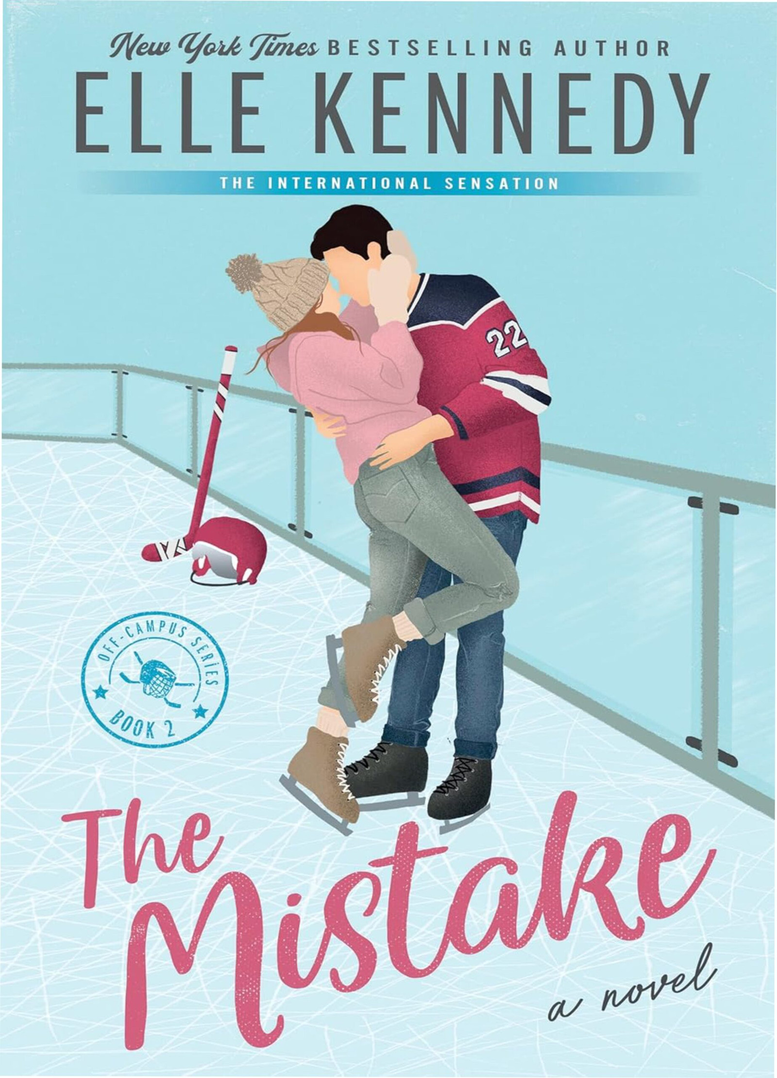 Capa do eBook Kindle The Mistake de Elle Kennedy, romance universitário, segunda parte da série Off-Campus