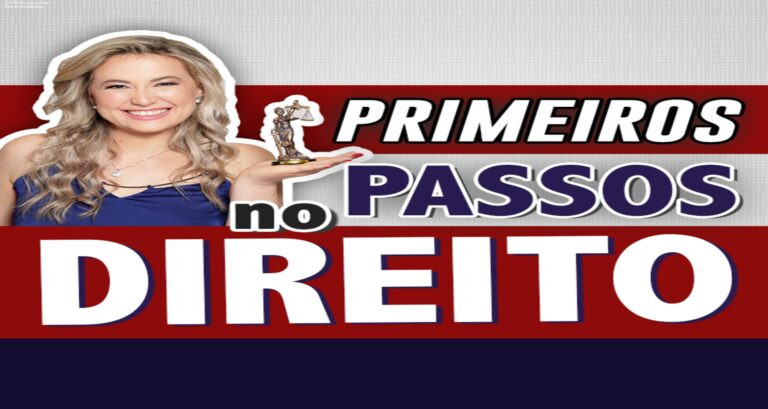 Cíntia Brunelli apresenta o curso Primeiros Passos no Direito, ideal para quem quer entender o direito do zero.