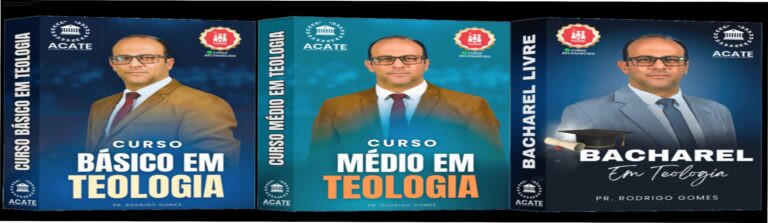 Combo Teológico Pastor Rodrigo Gomes: Formação Completa por R$497,90 5 Imagem do Combo Teológico Pastor Rodrigo Gomes com certificação CGADB e três níveis de estudo online