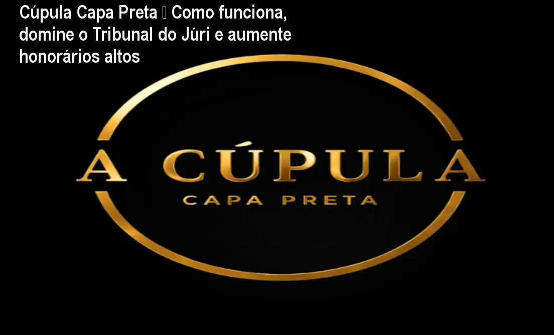 Advogado em plenário usando a mentoria Cúpula Capa Preta para dominar o Tribunal do Júri
