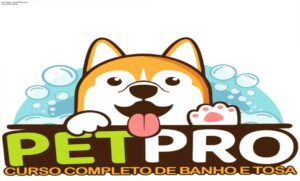 Imagem ilustrativa do Curso de Banho e Tosa PET PRO mostrando técnicas de banho e tosa profissional para iniciantes