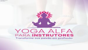 Imagem do Curso de Yoga Alfa mostrando pessoa praticando yoga em casa, evidenciando flexibilidade e tranquilidade