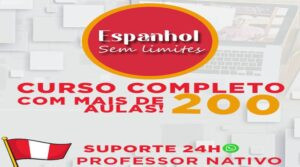 Aluno praticando espanhol ao vivo com o professor nativo Harry Martin, mostrando fluência rápida.