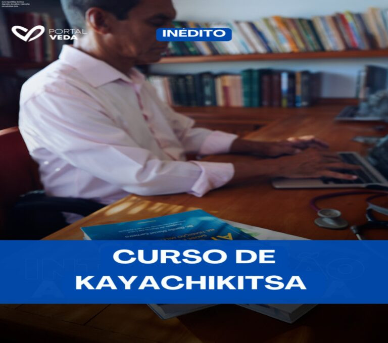 Imagem do Curso Kayachikitsa mostrando o módulo de diagnóstico Ayurvédico com destaque ao benefício de tratamento dos doshas