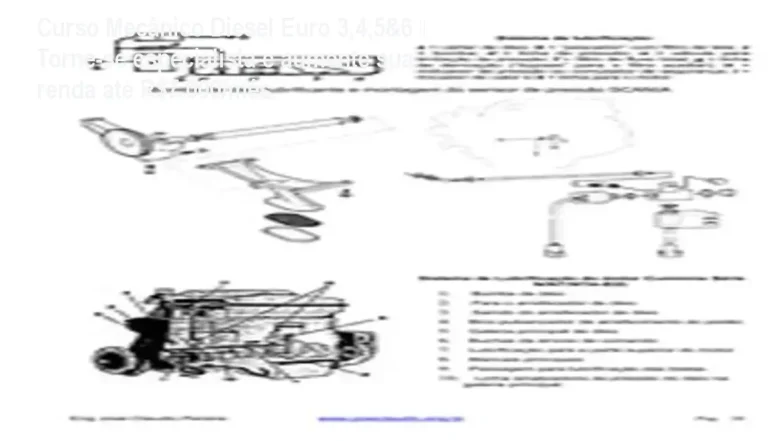 Aluno estudando o Curso Mecânico Diesel Euro 3,4,5&6 com vídeos práticos de motores Scania e Volvo