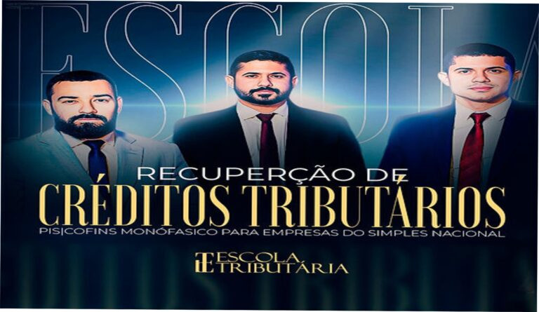 Imagem promocional do Curso de Recuperação de Créditos Tributários PIS/COFINS Monofásico da Escola Tributária