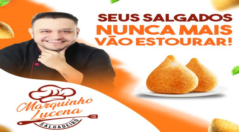 Curso de Salgados Marquinho Lucena – Aprenda a Padronizar e Vender com Lucro 5 Curso de Salgados Marquinho Lucena mostrando a técnica de pré-mistura que evita estouro na fritura