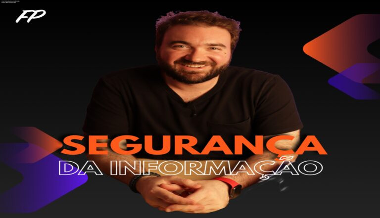 Imagem do Curso Online Segurança da Informação mostrando o professor Felipe Palhares ensinando proteção de dados LGPD