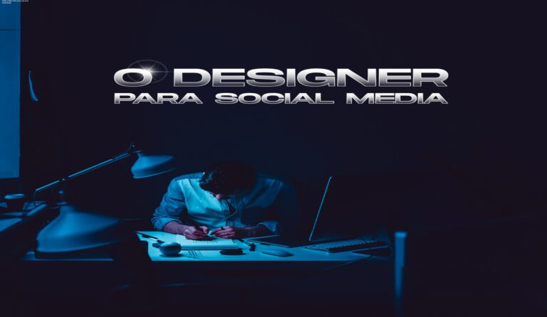 Design Gráfico – Crie posts e torne-se Social Media 3 Designer trabalhando no Photoshop criando posts profissionais para Instagram e Facebook