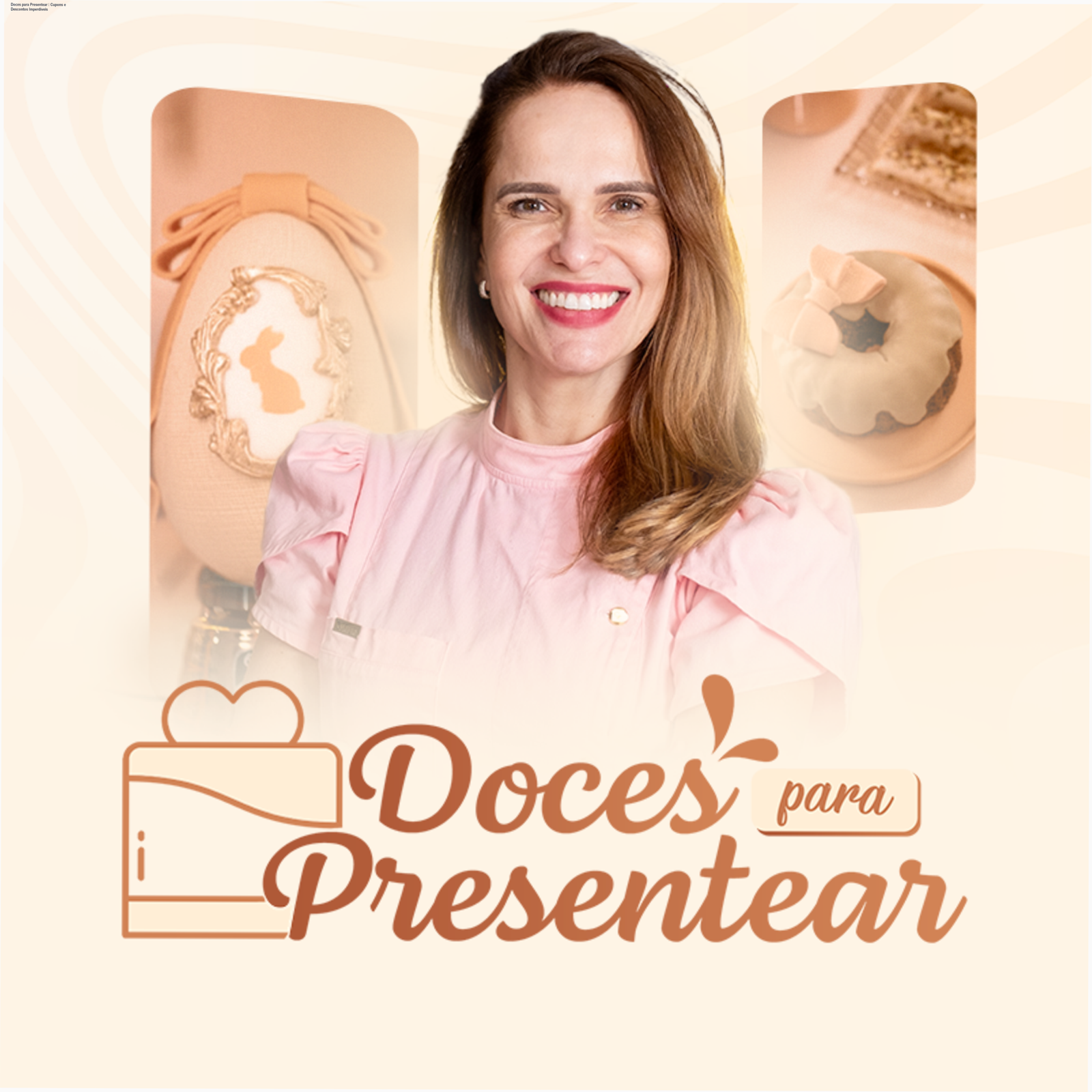 Imagem do curso online Doces para Presentear de Ísis Alvarez, exibindo doces sofisticados e embalagem elegante