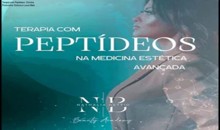 Terapia com Peptídeos – Domine Protocolos Clínicos e Lucre Mais 6 Profissional de estética utilizando protocolos avançados de peptídeos aprendidos no curso da Dra. Nathalia Bettio