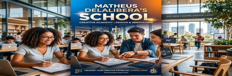 Imagem promocional da Escola da IA de Matheus Delalibera mostrando acesso vitalício ao curso