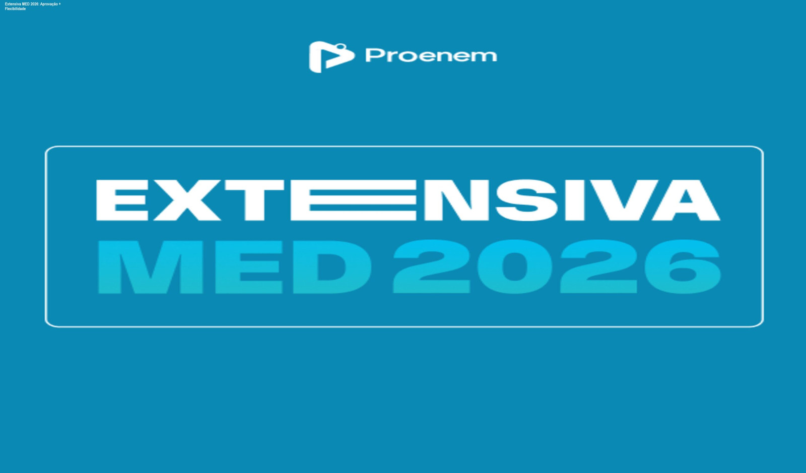 Extensiva MED 2026: Aprovação + Flexibilidade 1 Estudante utilizando o curso Extensiva MED 2026 em seu notebook para se preparar para o vestibular de Medicina.