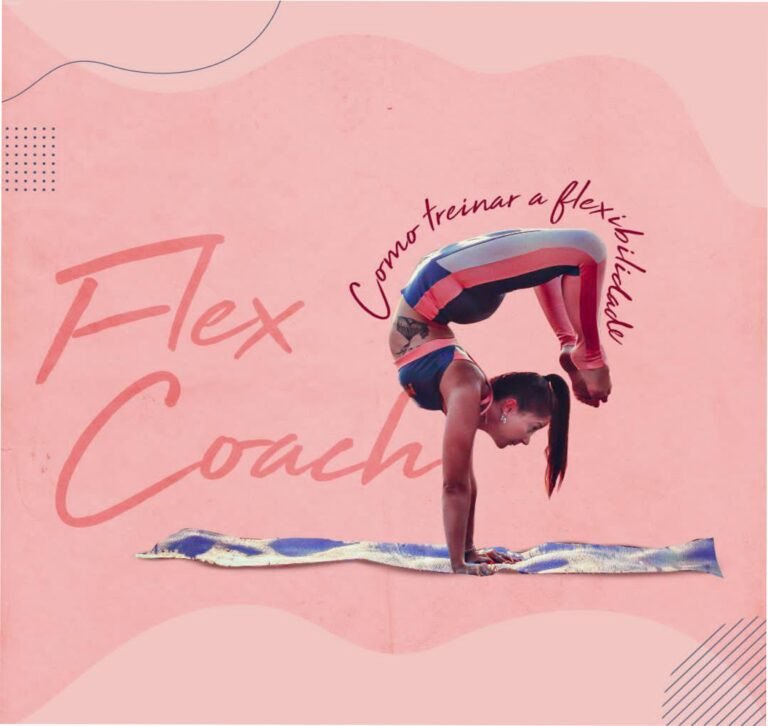 Imagem promocional do FlexCoach de Aline Peres mostrando cupons de desconto e benefícios do curso de flexibilidade
