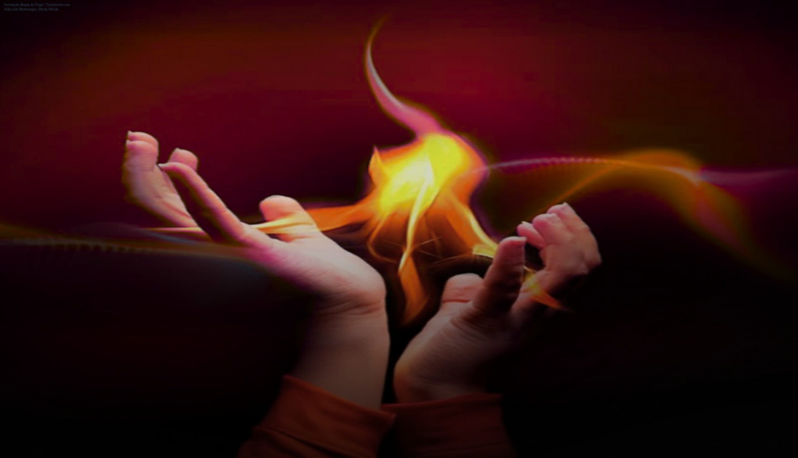 Curso online Formação Magia do Fogo de Ari Barbosa, ensinando Metamagia e as Sete Chamas Sagradas para transformar a vida espiritual do aluno