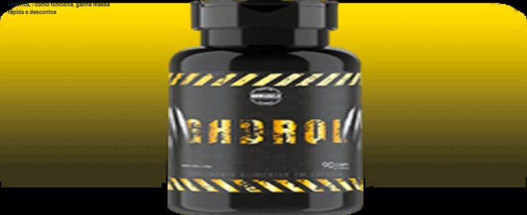 Frasco de GHDROL mostrando cápsulas para ganho rápido de massa muscular e energia