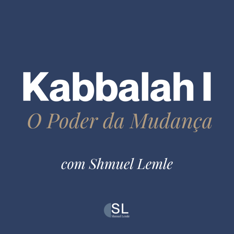 Capa do curso Kabbalah I de Shmuel Lemle ilustrando mudança pessoal
