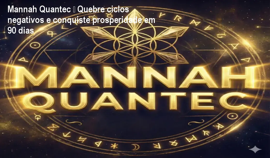Mannah Quantec – Quebre ciclos negativos e conquiste prosperidade em 90 dias 1 Aplicação do Mannah Quantec enviando frequências quânticas para limpar bloqueios e gerar prosperidade durante o sono do usuário