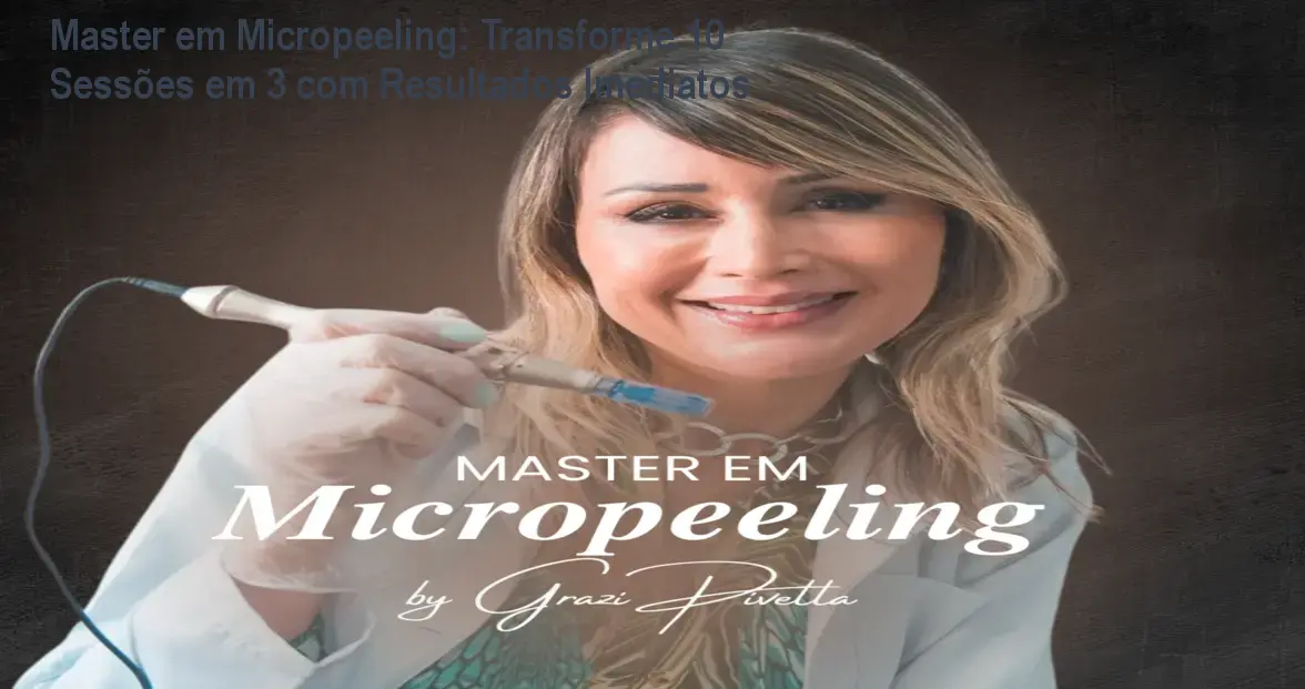 Esteticista aplicando micropeeling com ativos manipulados e obtendo resultados visíveis na primeira sessão