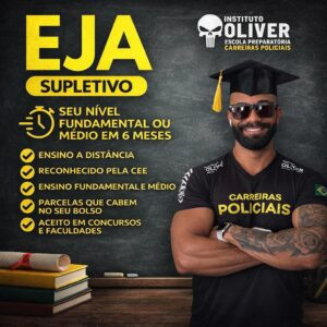 Imagem promocional do curso Mateus Oliver EJA Supletivo 6 meses online com desconto